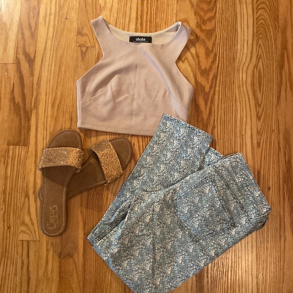 Anthropologie Pilcro floral denim style size 27 - Picture 7 of 7